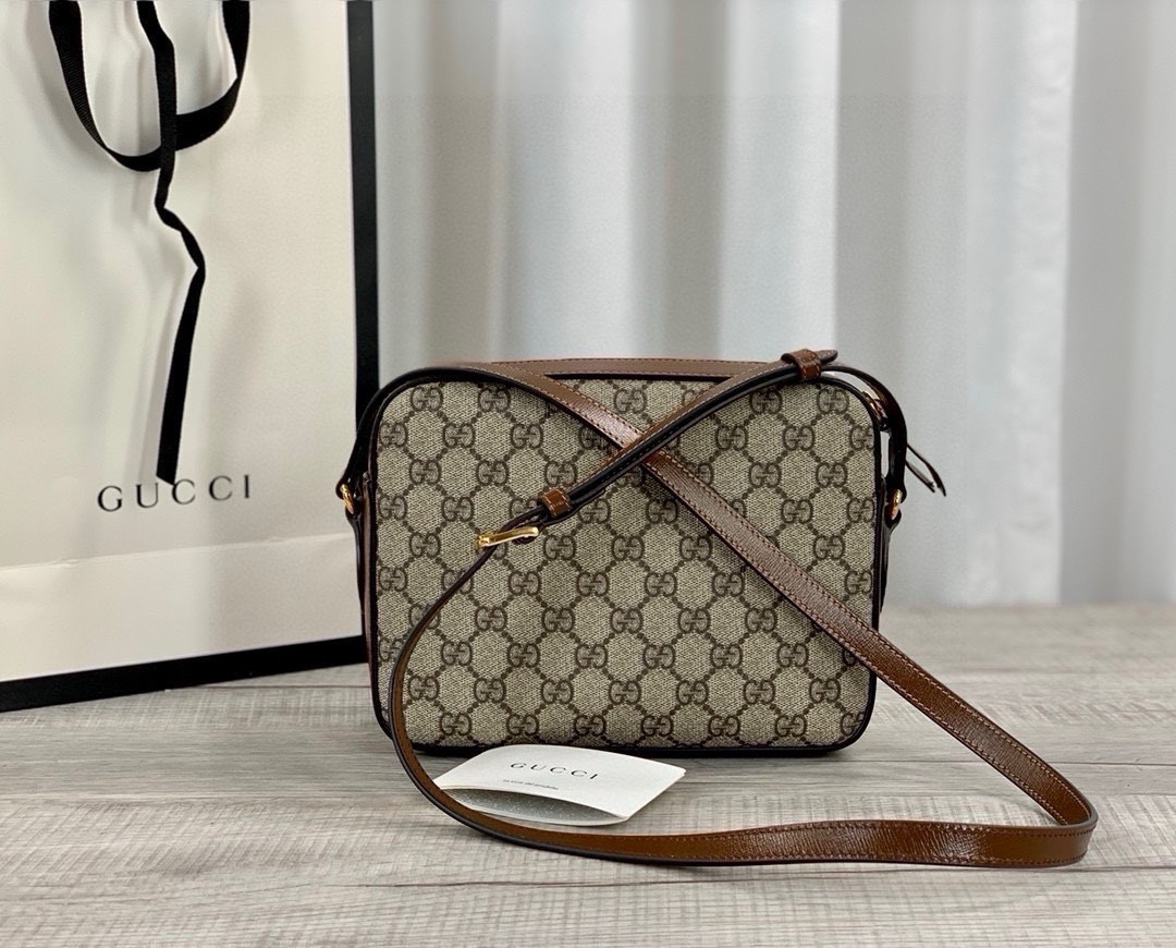 Gucci Horsebit 1955 Series Shoulder Bag Brown